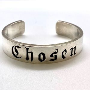 Queen Baby by King Baby “Chosen Cuff” 925 Sterling Silver 6.5 inch Cuff